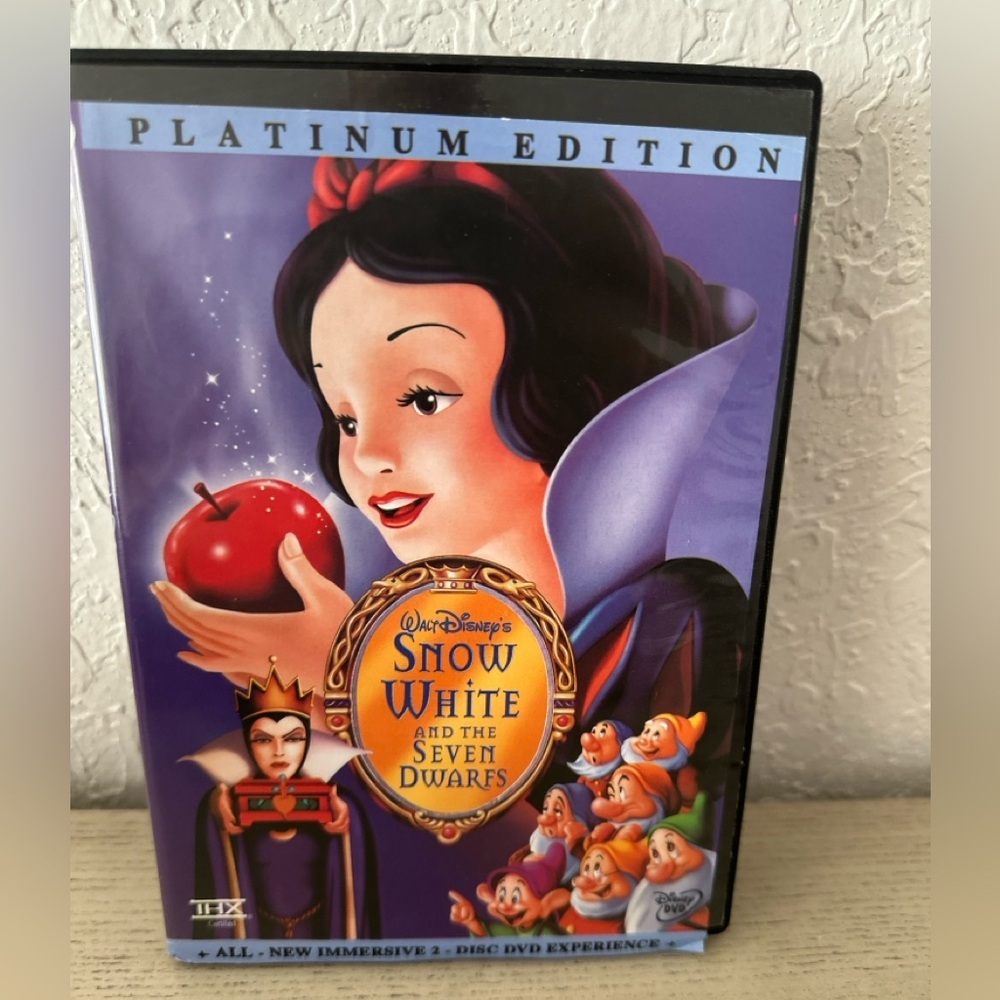 Disney Snow White and the Seven Dwarfs Platinum Edition DVD - Red, Purple, Gold